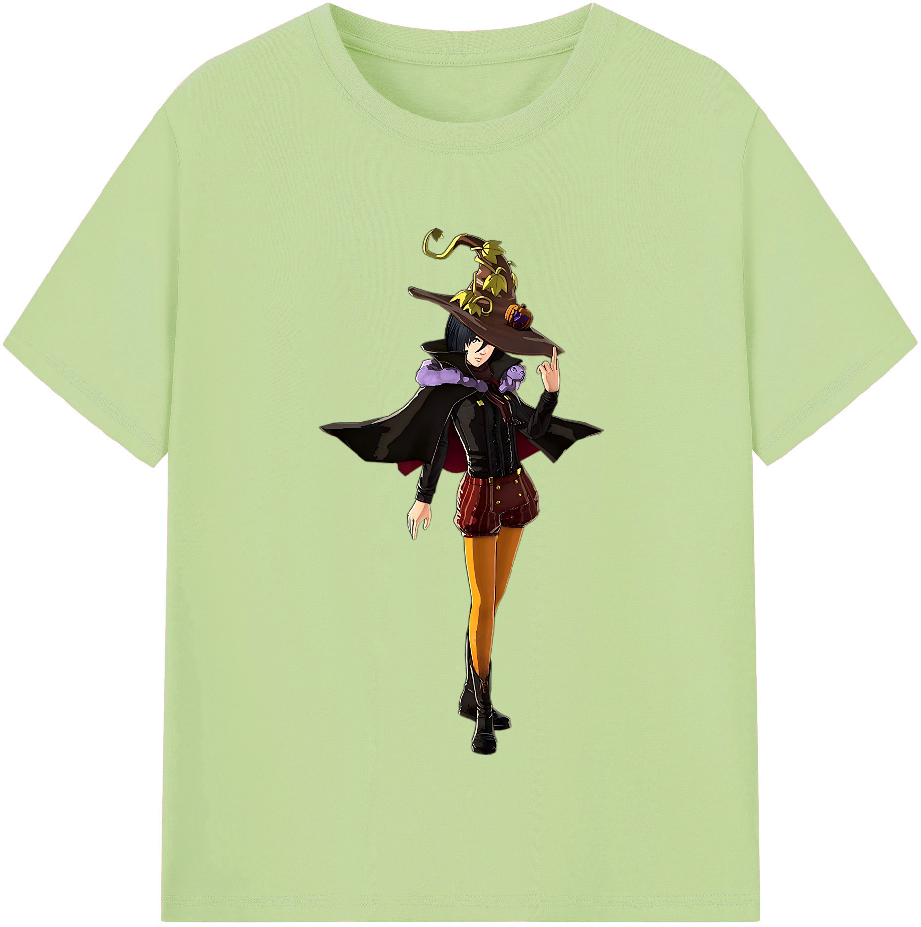 （画像用） 進撃の巨人 ミカサ·アッカーマン Attack on Titan Mikasa Ackerman 綿100％半袖Tシャツ（フロントプリント）